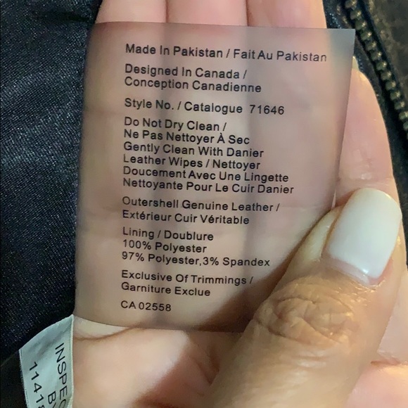 Danier leather jacket - Picture 6 of 7